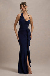 WB_CC_HR_CL134820015-LucenaNavyCowl-NeckWrapMaxiDressWithFloralDrape1